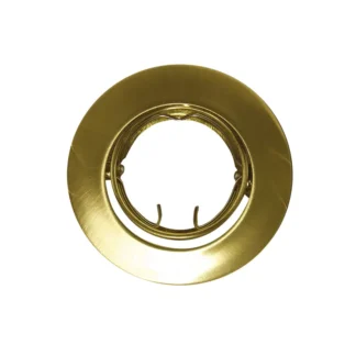 Луна за вграждане BS3259GM 64mm кръгла подвижна злато мат - Aca Light