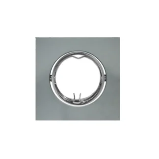 Луна за вграждане квадратна подвижна метално сив BS3261EGMR16 - Aca Light