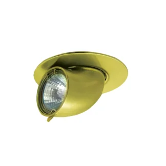 Луна за вграждане BS3371GM кръгла подвижна злато мат - Aca Light