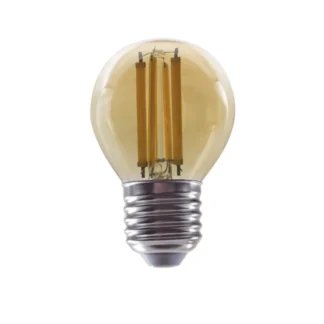 LED крушка ALIN4WWAMSD E27 G45 220v 4w 2700K FILAMENT AMBER STEP DIMMABLE MINI GLOBE - Aca Light