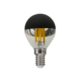 LED крушка BOVA5WWDIMB E14 G45 220v 5w 2700K FILAMENT HALF BLACK DIMMABLE MINI GLOBE - Aca Light