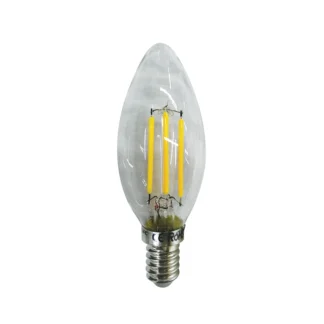 LED крушка DECO5WWSD E14 220v 5w 2700K FILAMENT STEP DIMMABLE CANDLE - Aca Light