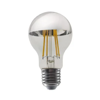 LED крушка ELIOR8WWDIMS E27 A60 220v 8w 2700K FILAMENT HALH SILVER DIMMABLE - Aca Light