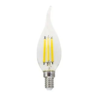 LED крушка FLAM6WWTIP E14 220v 6w 2700K FILAMENT TIP CANDLE - Aca Light