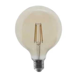 LED крушка PALA12510WWDIMAM E27 G125 220v 10w 2700K FILAMENT AMBER DIMMABLE GLOBE - Aca Light