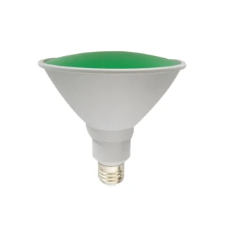 LED крушка PAR3815GR E27 PAR38 220v 15w 110° GREEN IP65 - Aca Light