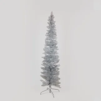 SILVER TREE, SUPER SLIM, 180cm 600-30668 - Eurolamp
