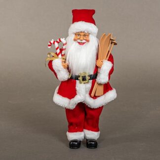 CARILLON SANTA, WITH ICESKATES, 45cm 600-45028 - Eurolamp