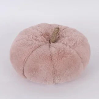 FUR PUMPKIN, PINK, 15x16cm 600-46053 - Eurolamp