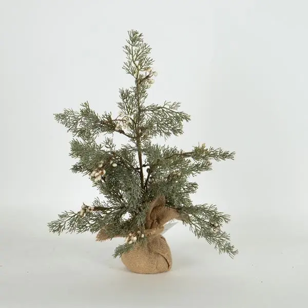 TREE WITH WHITE BERRIES, 45cm 600-46371 - Eurolamp