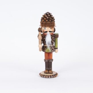 SOLDIER WITH PINE, GREEN-RED, 20,50cm 600-46421 - Eurolamp