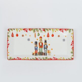 RECTANGULAR PLATTER NUTCRACKERS, 32.8cm 600-46498 - Eurolamp