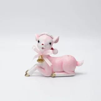 POLYRESIN DEER, PINK, 9.7x5.8x13.5cm 600-46741 - Eurolamp