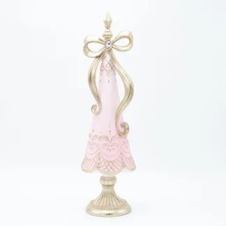 POLYRESIN TREE, PINK GRADIENT, WITH BOW, 12.5x12.5x45.8cm 600-46761 - Eurolamp