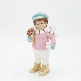 POLYRESIN BOY, IN PASTEL COLORS, 9.5x20.5cm 600-46843 - Eurolamp