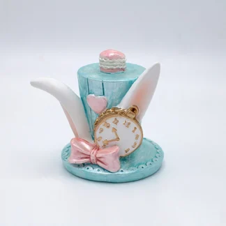 POLYRESIN DECORARIVE, HAT WITH RABBIT EARS, LIGHT BLUE, 9x8.5cm 600-46915 - Eurolamp