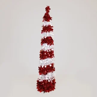 CONE WITH SEQUINS CANDY, FOLDABLE, 150cm 600-47067 - Eurolamp