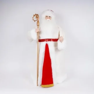 SANTA, WITH WHITE RED CLOTHES, 90cm 600-47272 - Eurolamp