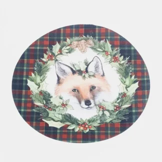 PLACE MAT WITH FOX, 40cm 600-47345 - Eurolamp