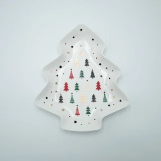 PLATE TREE WITH COLORED TREES, 25cm 600-48041 - Eurolamp