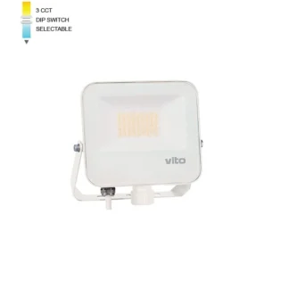 LED FLOODLIGHT DANUBE 30W SMD 3CCT IP66 WHT