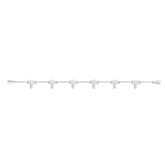 DIY, WHITE RUBBER WIRE, FOR CURTAIN, 6 VERTICAL CONNECTORS, WITH CONNECTOR, 0,7m, IP65 600-09771 - Eurolamp