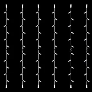 LINE, DIY SET 6 PCS, 20 LED, 2 CONNECTORS, WHITE RUBBER WIRE, WHITE LED PER 10cm, ΙΡ65 600-09820 - Eurolamp