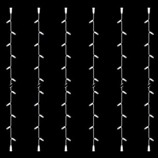 LINE, DIY SET 6 PCS, 30 LED, 2 CONNECTORS, WHITE RUBBER WIRE, WHITE LED PER 10cm, ΙΡ65 600-09840 - Eurolamp
