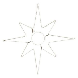 DIY, STAR OF BETHLEEM, NEON ROPE LIGHT 75cm, CONNECTOR, LEAD WIRE 1m, IP44 (NO PLUG) 600-09920 - Eurolamp