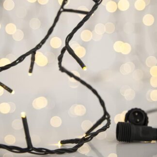 LINE, 300 LED 3mm, 31V ADAPTOR, 4 CONNECTORS UP TO 3 SET, GREEN PVC WIRE, DAYLIGHT LED PER 5cm, LEAD WIRE 3m, IP44 600-11308 - Eurolamp