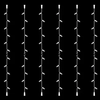 LINE, DIY SET 6 PCS, 30 LED, 2 CONNECTORS, WHITE RUBBER WIRE, WHITE LED PER 10cm, ΙΡ65 600-11957 - Eurolamp