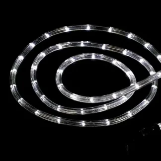 ROPE LIGHT, LED, 2-WAY WHITE 50m. WITH 36 LED / M., CUT EVERY 2m, IP44 600-22201 - Eurolamp