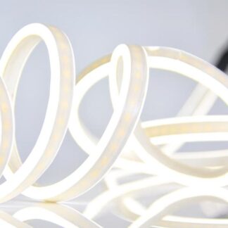 NEON LED ROPE LIGHT, CUT EVERY METER, 120 LED/m, WHITE, TWO-SIDE, 50m, IP44 600-23201 - Eurolamp