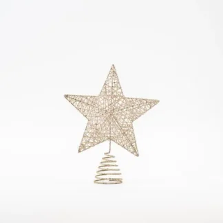 TOP TREE, CHAMPAGNE, GRID PATTERN, 20x25cm 600-45642 - Eurolamp
