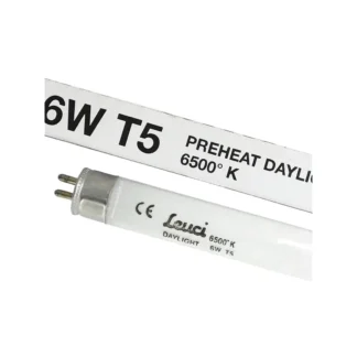 Луминисцентна пура Т5 6w 6500K 240Lm 212mm - Leuci