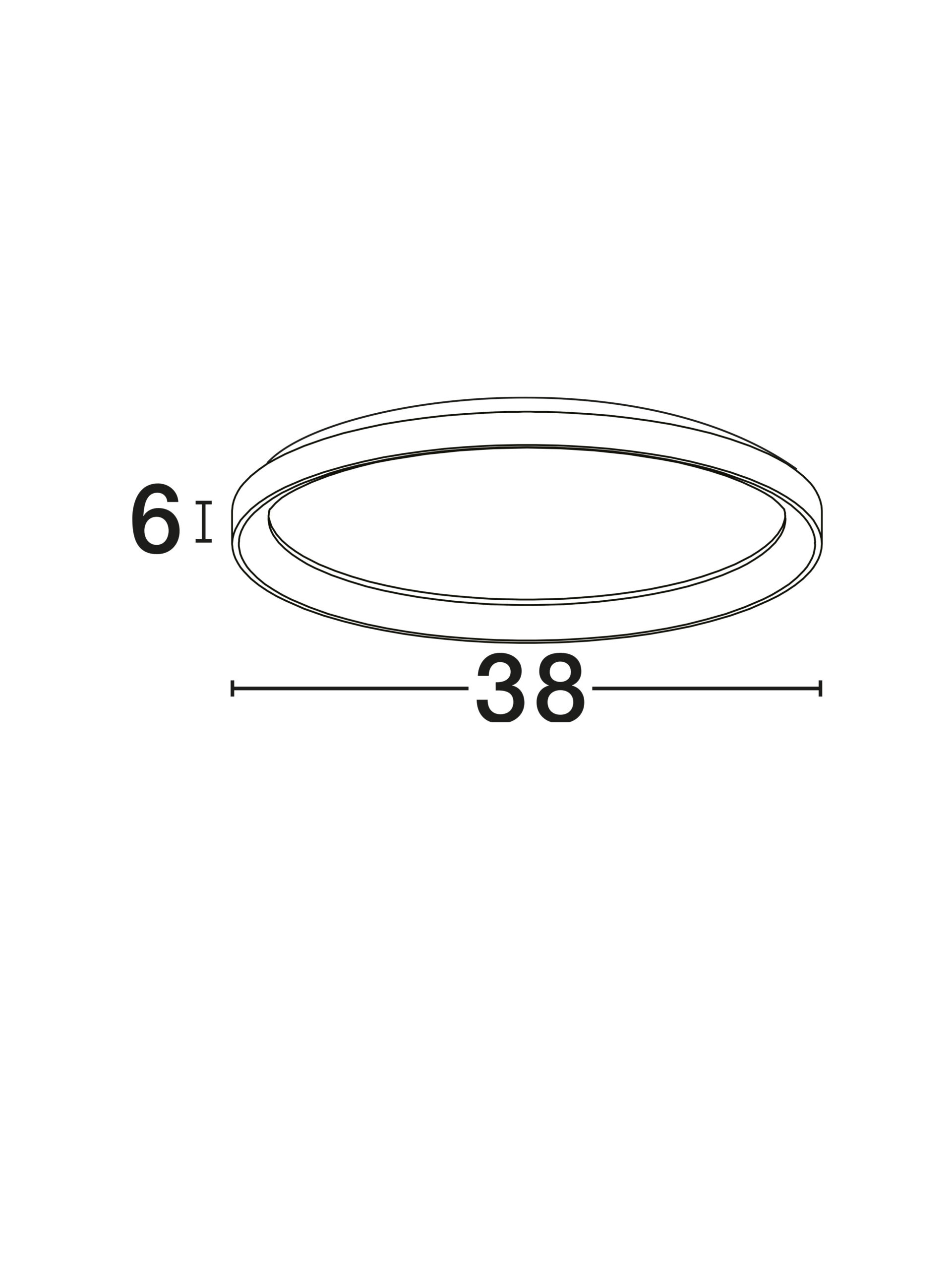 Плафон PERTINO 38cm 30w 2700K 9345680 - Nova Luce - Image 2