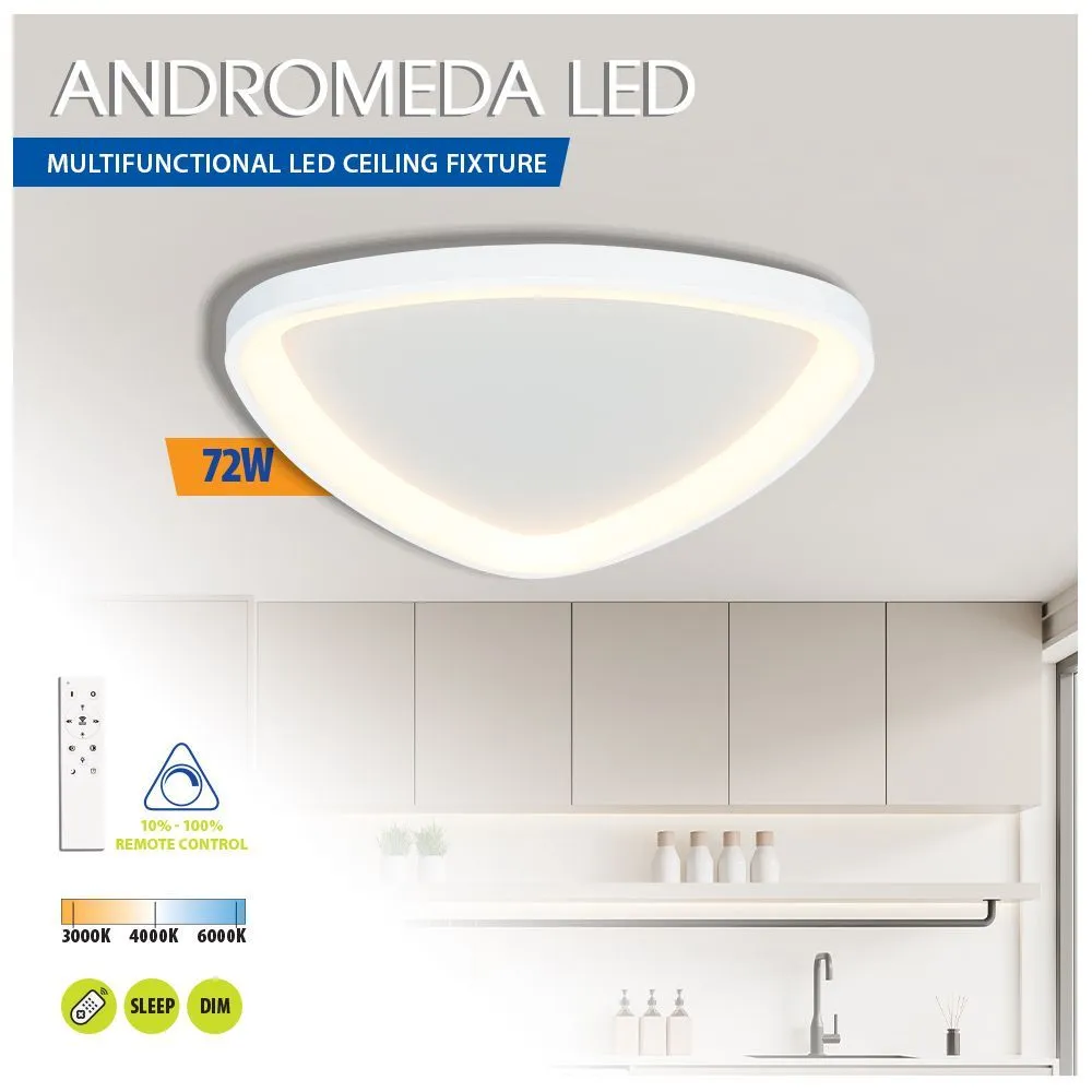 LED Плафон ANDROMEDA 72w CCT с дистанционно 005249 - Vivalux - Image 4