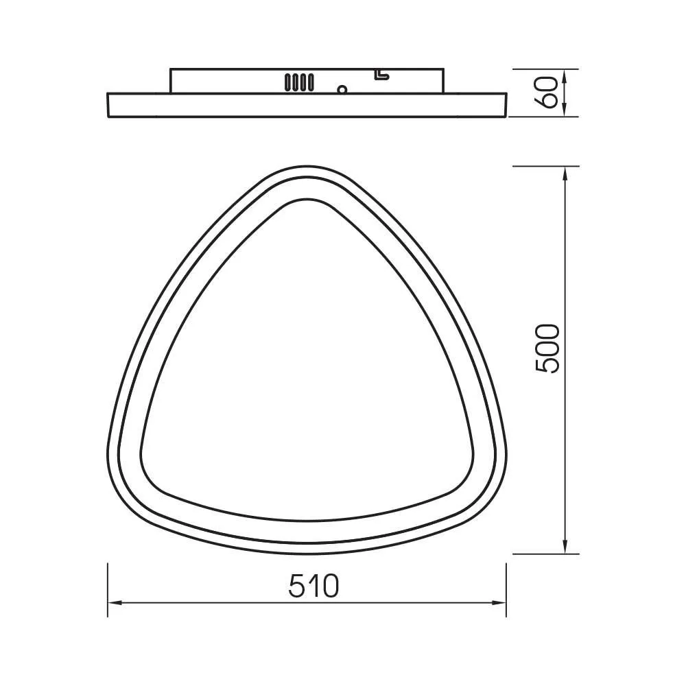 LED Плафон ANDROMEDA 72w CCT с дистанционно 005249 - Vivalux - Image 7