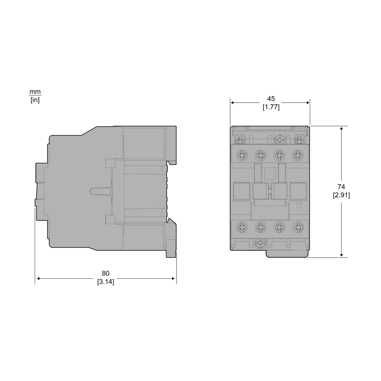 Контактор 3P 12A 1NO 240VAC "Easy Pact TVS" LC1E1201U5 - Image 4