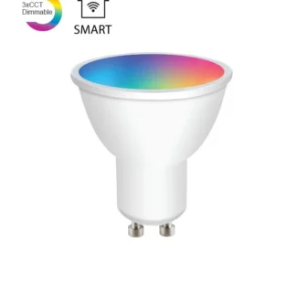 SMART LED BULB SAGA PRO PAR16 GU10 5W RGB+3CCT(2700K/4000K/6400K) 475Lm 120° WIFI TUYA 1519910 VITO