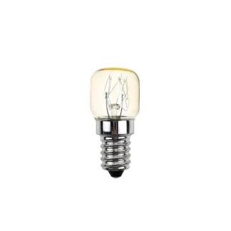 ЛАМПА СЪС СПЕЦИАЛНО ПРЕДНАЗНАЧЕНИЕ ЗА ФУРНА CALOR 15W T22 E14 2800K 180Lm CLEAR 1520150 VITO