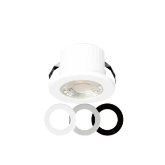 LED МИНИ ЛУНА ЗА ВГРАЖДАНЕ TRIPLET 3W 3xCCT (3000K/4200K/6500K) 270Lm 38 градуса Φ35MM ЦВЯТ БЯЛ 2027680 VITO