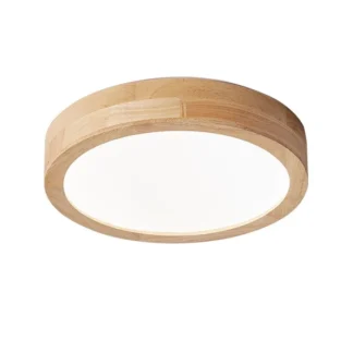 LED CEILING LAMP ANELIA R-25 Ø300xH50 25W 3xCCT (3000K/4000K/6500K) 2250Lm WOODEN 2028000 VITO