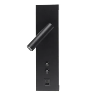 ЛАМПА ЗА ЧЕТЕНЕ LINATE-C 12W 3000K 770Lm BLACK 300*80*142 TYPE-C+USB 2103260 VITO