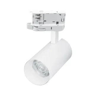 ТРИФАЗЕН ОСВЕТИТЕЛ ЗА ШИНА TRILINO-24 24W COB 3CCT (3000K/4000K/6000K) 2760lm Ø76×177 БЯЛ 2103320 VITO