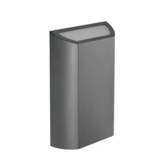 ФАСАДНА LED ЛАМПА ADRIA-UD2 8W 3CCT (3000K/4000K/6500K) 360 lm UP&DOWN IP65 220x113x51 мм АНТРАЦИТ 3230561 VITO
