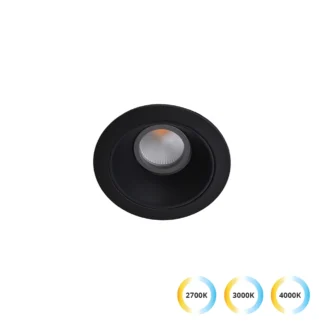 Луна за вграждане Alea 5w CCT switch черна IP44 - Viokef