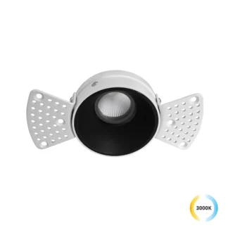 Луна за trimless монтаж Alea 12w CCT switch черна IP44 - Viokef