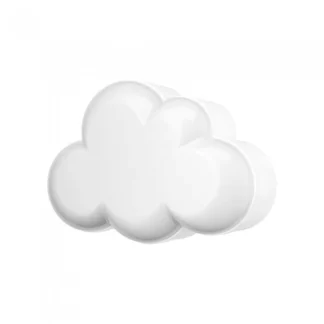 МИНИ LED НОЩНА ЛАМПА CLOUD 0.5W 2700K БЯЛА 220V EU ЩЕПСЕЛ СЪС СВЕТЛИНЕН СЕНЗОР 5200700 VITO