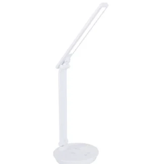 LED НАСТОЛНА ЛАМПА HOME&OFFICE MEGATRON 5W 3CCT (3500K/5000K/6500K) 300lm БЯЛА STEPLESS DIM 5V-USB 5301710 VITO